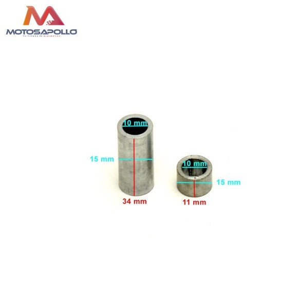 Juego casquillo eje rueda patinete - Roanracing.com