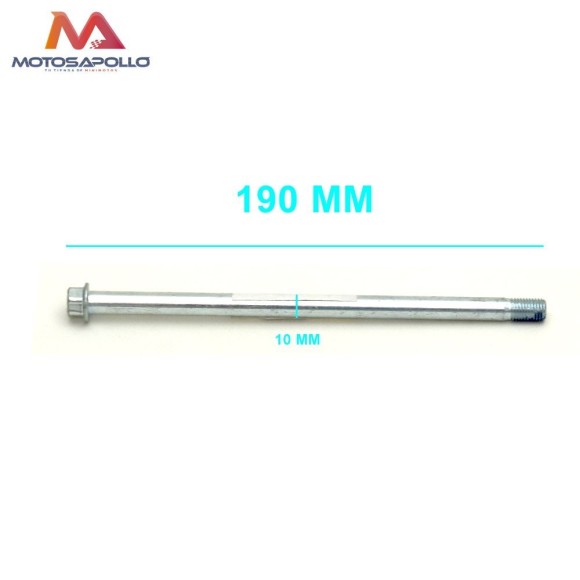 Eje rueda 190 mm minicross - Roanracing.com