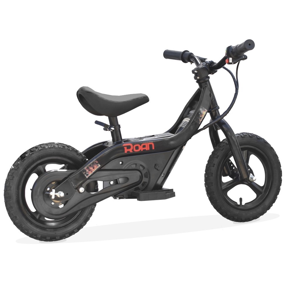 Bicicleta eléctrica niño infantil sin pedales 12" ROAN BE12 100W 2ah - Roanracing.com