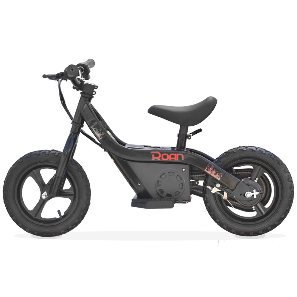 Bicicleta eléctrica niño infantil sin pedales 12" ROAN BE12 100W 2ah - Roanracing.com