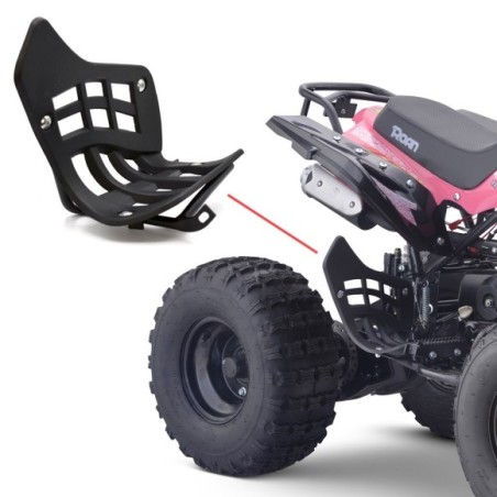 Juego soporte de pies quad con protector - Roanracing.com