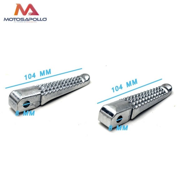 Juego de estriberas mini moto GP Roanracing.com