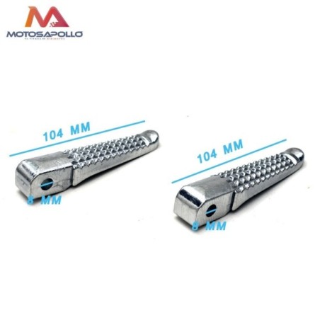 Juego de estriberas mini moto GP Roanracing.com