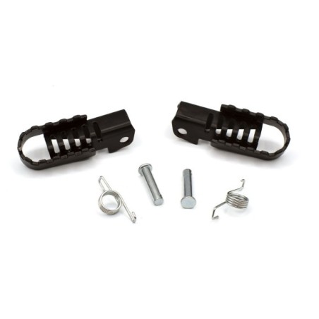 Juego estriberas plegables de hierro minicross  - Roanracing.com