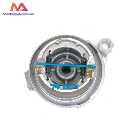 Zapatas y plato de freno tambor Ø 79 Pit bike