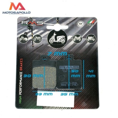 Pastillas freno BG110 RMS Buggy Roanracing.com