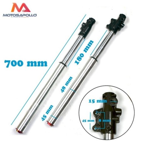 Juego horquilla invertida Pit bike 45 - 48 - 700 mm - Roanracing.com