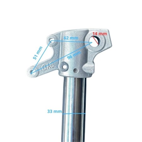 Juego de horquilla invertida 45-48-770 mm Pit bike - Roanracing.com