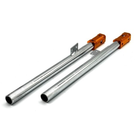 JUEGO HORQUILLA MINI MOTO con soporte