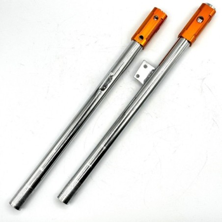 JUEGO HORQUILLA MINI MOTO con soporte