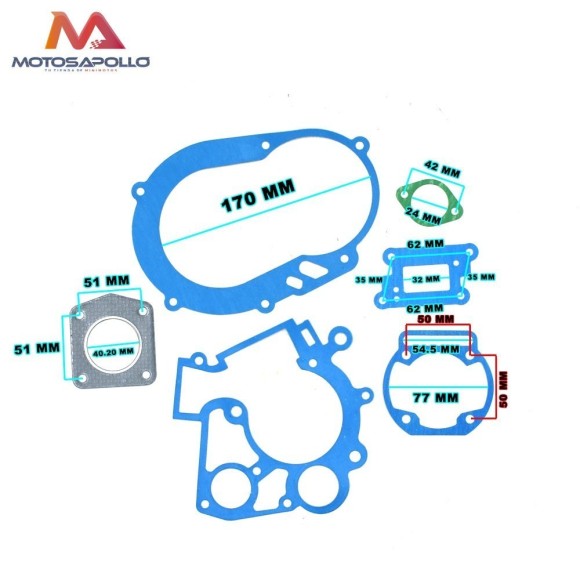 Kit junta motor pit bike Roanracing.com