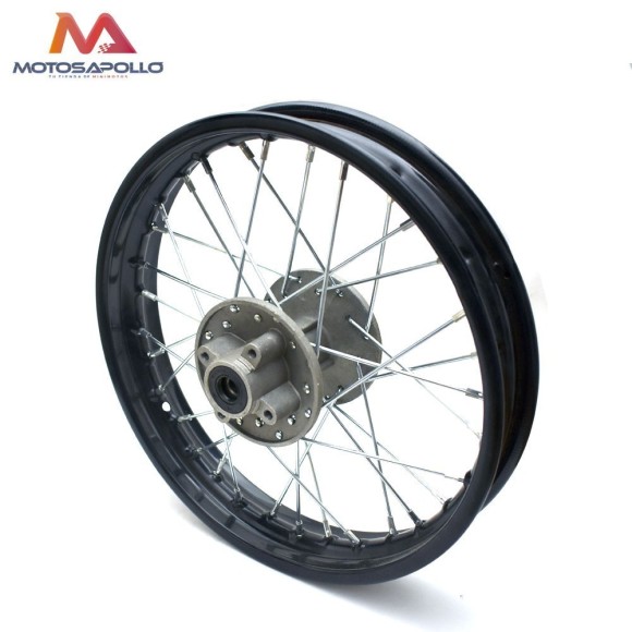Llanta trasera 1.85-14"  Pit bike Eje Ø12mm Roanracing.com