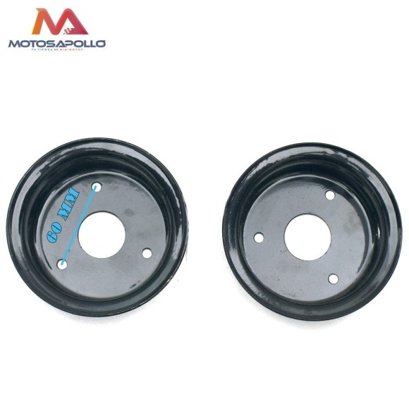 Llanta trasera 4" mini quad