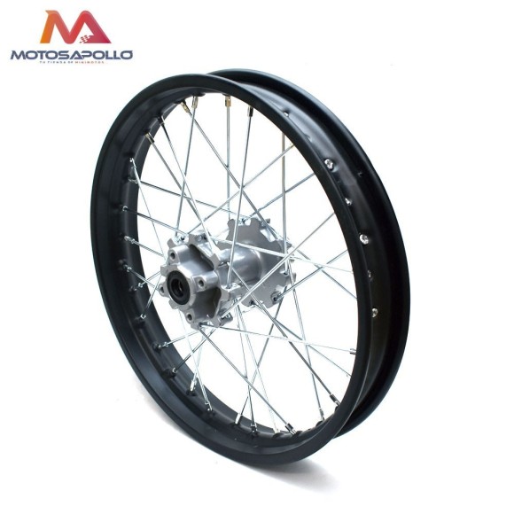 Llanta 1.85-16" trasera eje Ø12 Pit bike AGB Roanracing.com