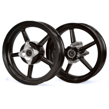 Llantas pitbike supermotard 12" 5 radios - 1