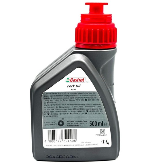 LIQUIDO HORQUILLA 15W CASTROL fork oil 0.5L
