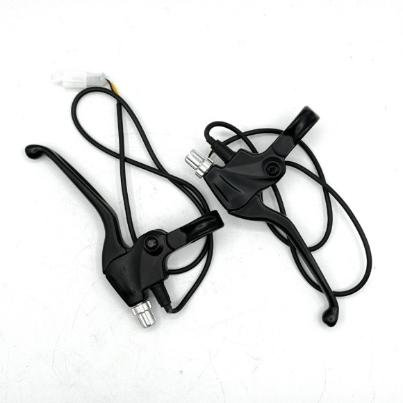 JUEGO MANETAS FRENO CON SENSOR metal