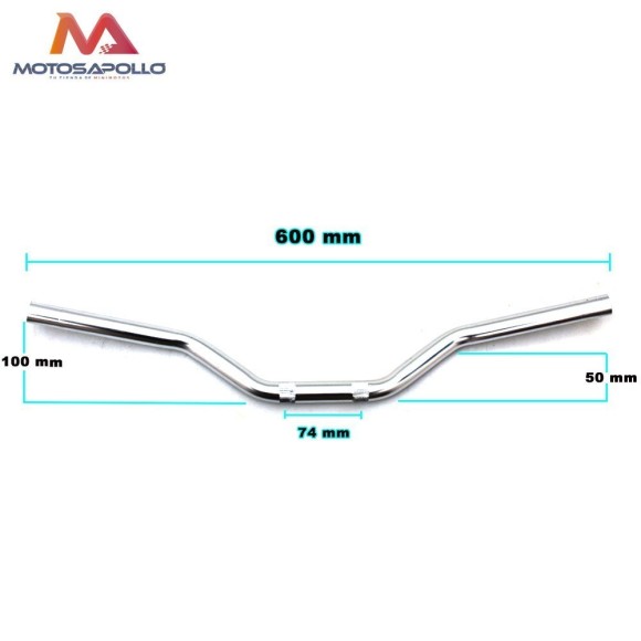 Manillar aluminio minimoto Roanracing.com