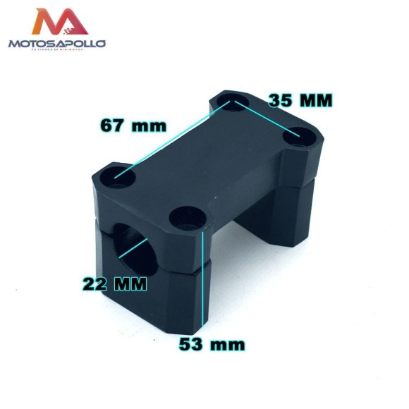 Juego torreta pit bike 22mm Roanracing.com