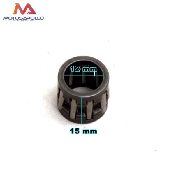 Jaula bulón 12x15x15mm pit bike Roanracing.com