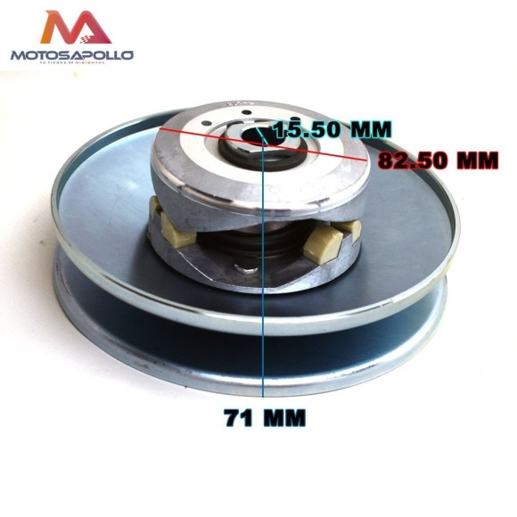 Polea motor buggy 160cc Roanracing.com