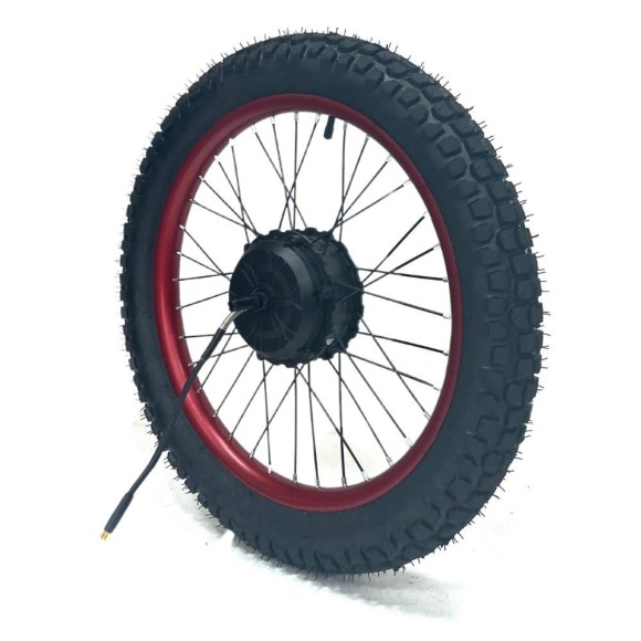 Motor eléctrico Brushles 36v 750w con neumático 20"-Roanracing.com