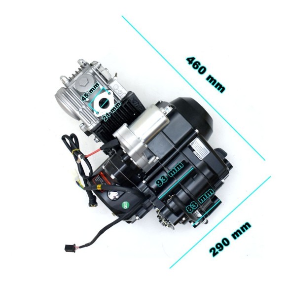 Motor 110cc automático arranque eléctrico - Roanracing.com