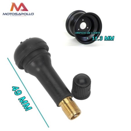 Válvula llanta recto TR414 - 2