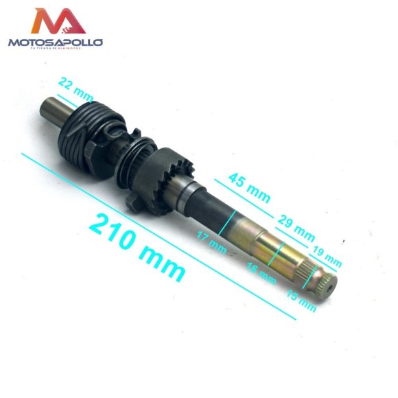 Kit eje arranque 13mm motor TZH-Roanracing.com