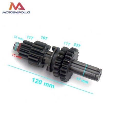 Kit piñon caja de cambio pit bike - Roanracing.com