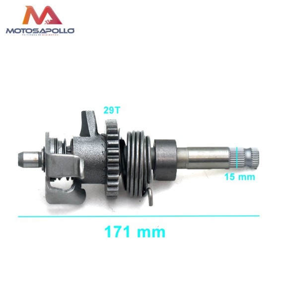 Kit eje arranque 15mm 250cc pit bike - Roanracing.com