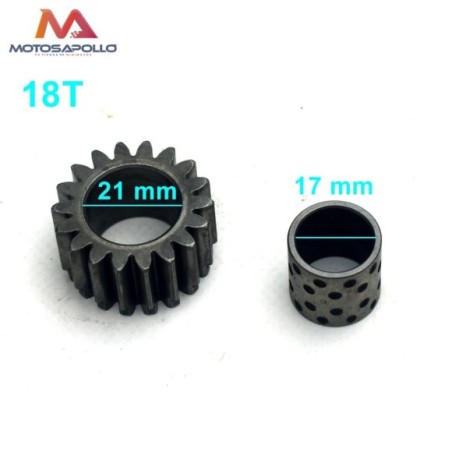 Piñon de embrague 18T 17Ø motocross-Roanracing.com