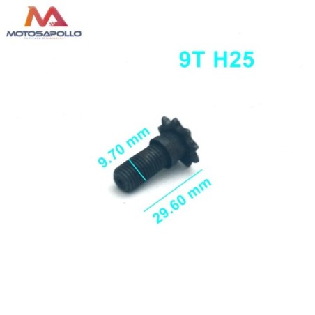 Piñon salida H25 9T minimoto-Roanracing.com