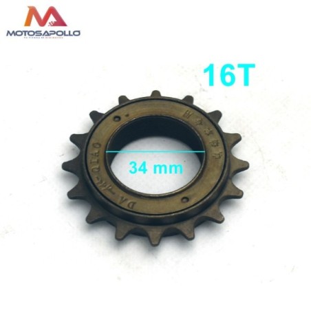 Piñon libre 16T kart pedal-Roanracing.com
