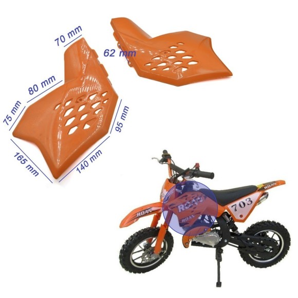 Plásticos laterales minicross Roan 703 - Roanracing.com