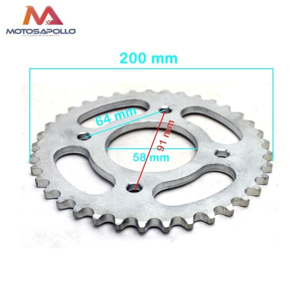 Plato cadena 530 38T AGB30 - 2