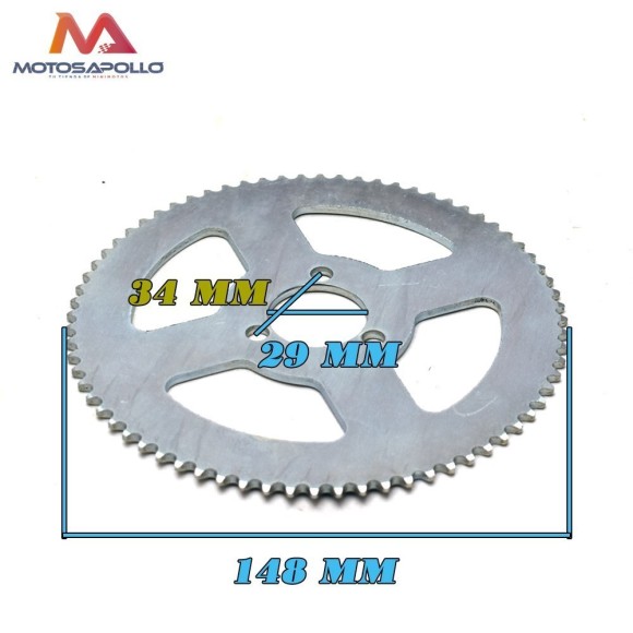 Plato de cadena 29mm mini quad Roanracing.com