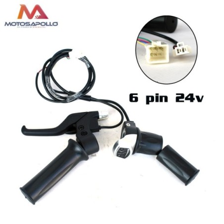 ACELERADOR ELECTRICO 6PIN 24V INDICADOR