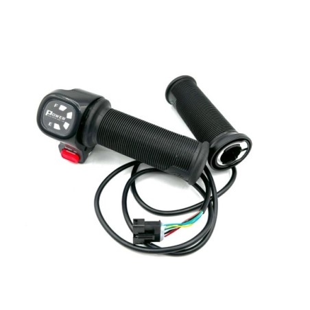 ACELERADOR ELECTRICO 24V CON INDICADOR BICICLETA