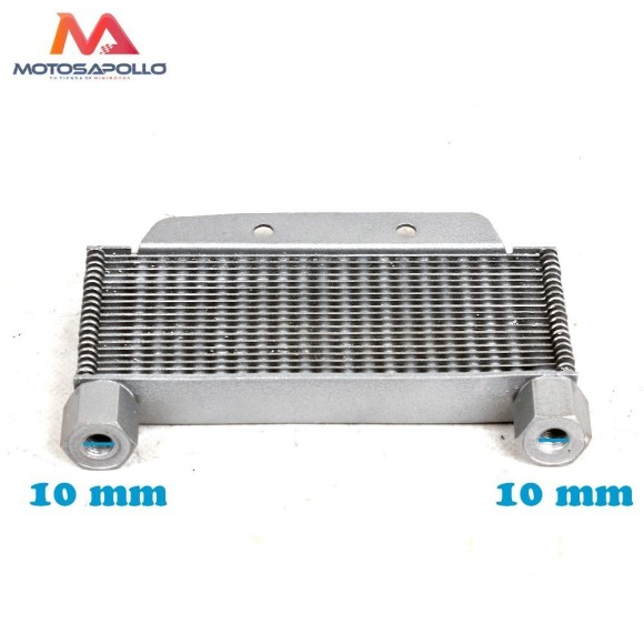 Radiador de aceite aluminio racor 10 mm pit bike - Roanracing.com