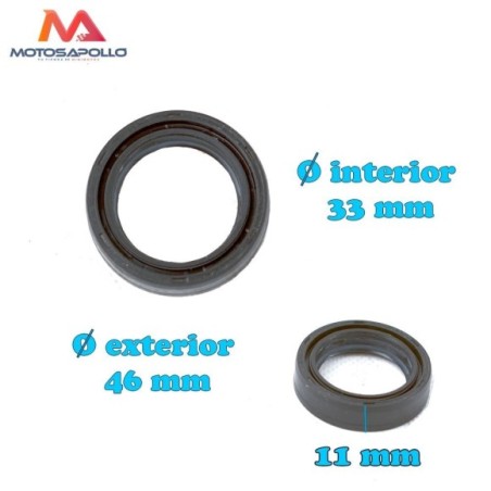 Reten guarda polvo 33-46-11 mm Pit bike Roanracing.com