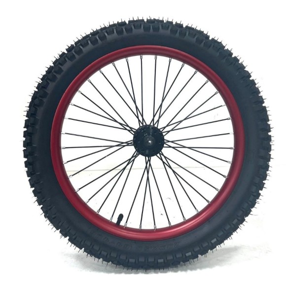 Rueda completa delantera de 18" para bici RXF EVO-Roanracing.com