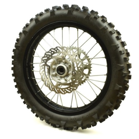 Rueda trasera completa 18" pit bike AGB31 - Roanracing.com