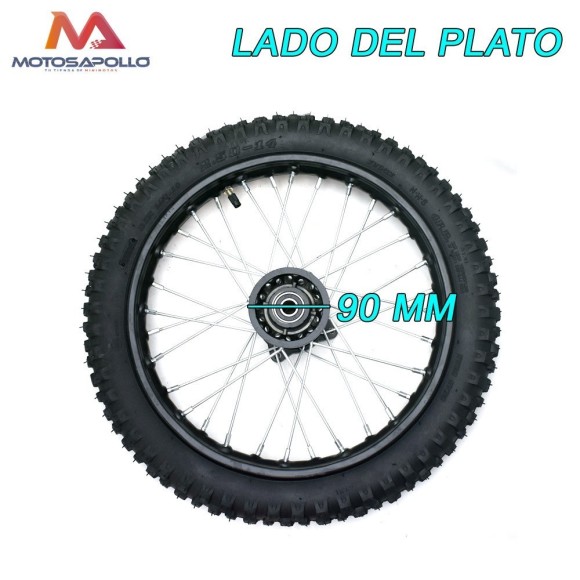 Rueda delantera pit bike 2.50-14 SDG - Roanracing.com