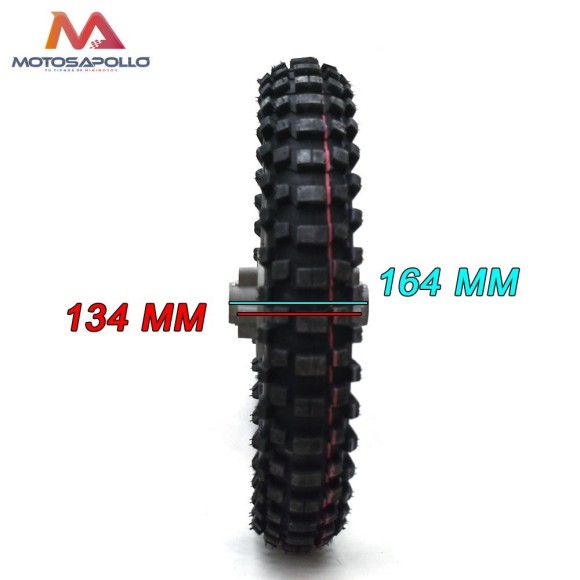 Rueda trasera pit bike 90-100/14 - Roanracing.com