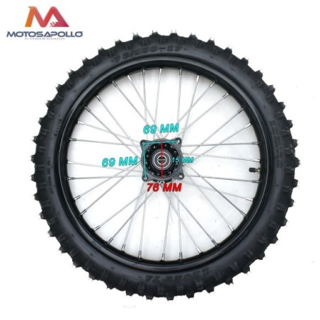 Rueda delantera pit bike 60-100/17" SDG - Roanracing.com