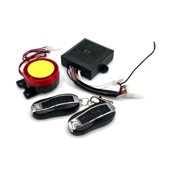 Alarma con sistema arranque y paro miniquads