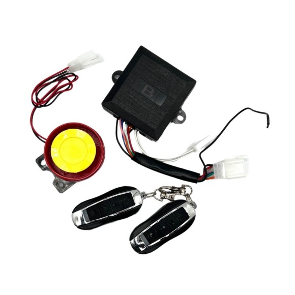 Alarma con sistema arranque y paro miniquads