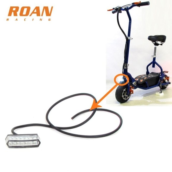 Faro patinete LED rectangular - Roanracing.com