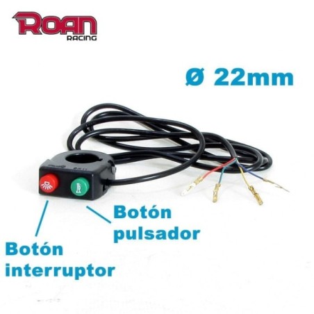 Boton pulsador - interruptor 4 pin - Roanracing.com